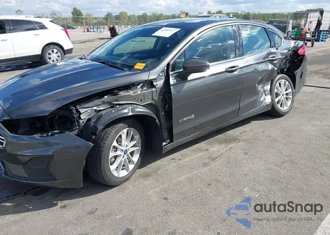 2019 Ford Fusion Hybrid Se из США, поврежденный, VIN 3FA6P0LU0KR197832